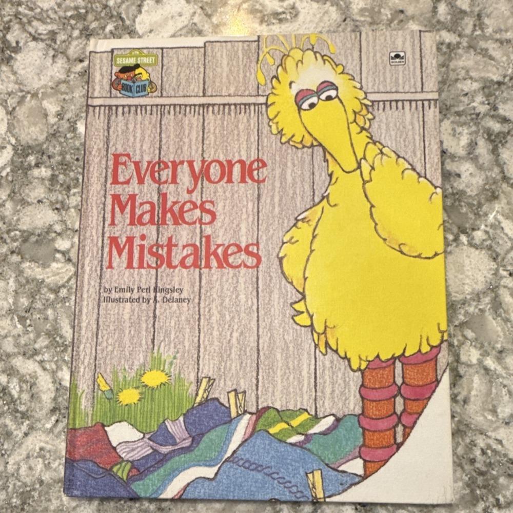 Western Publishing Everyone Makes Mistakes, Hardcover, Kingsley, Delaney, Sesam…